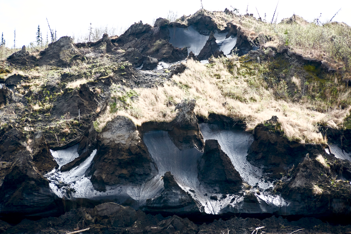 Credit: Martin Heimann, MPI-BGC Erodierende Permafrost-Klippen