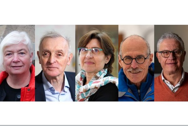 Porträts der 5 Preisträger der BBVA Frontiers of Knowledge Awards 2024